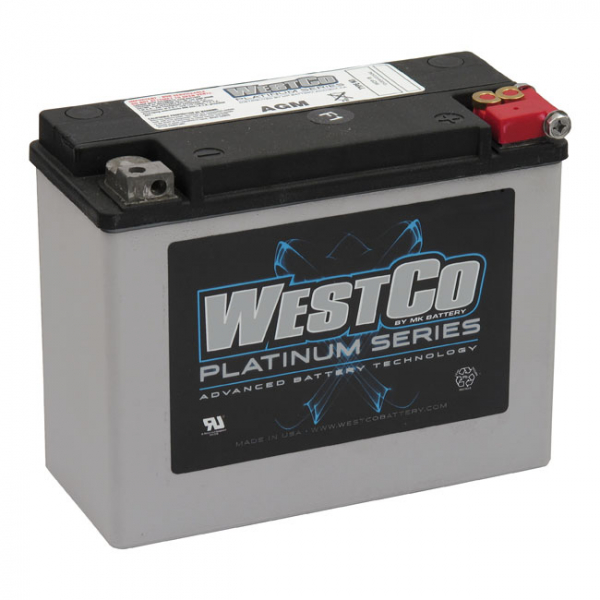 Westco, abgedichtete AGM-Batterie. 12V, 20Ah, 340CCA