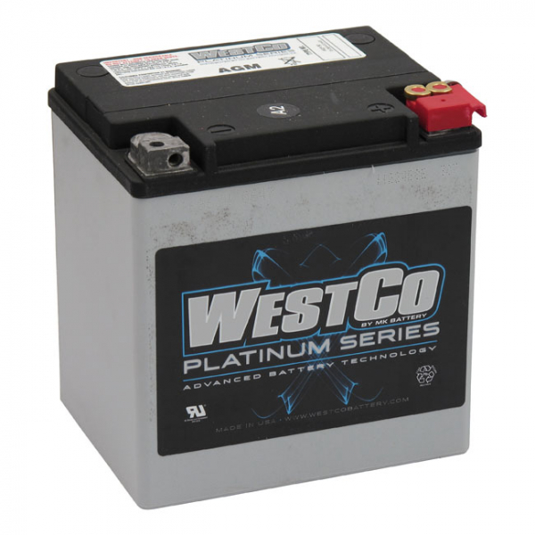 Westco, abgedichtete AGM-Batterie. 12V, 26Ah, 400CCA