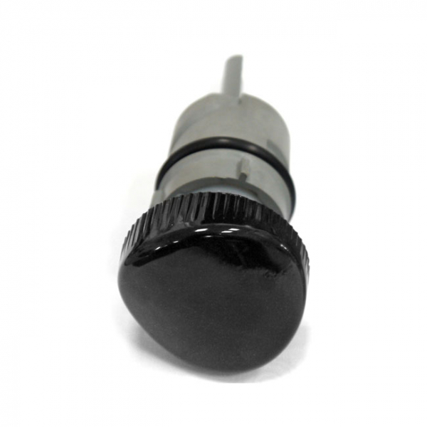 Oil tank fill plug, with dipstick. Black