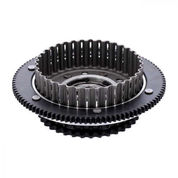 Clutch shell with sprocket