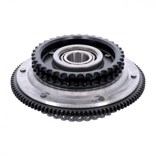 Clutch shell with sprocket