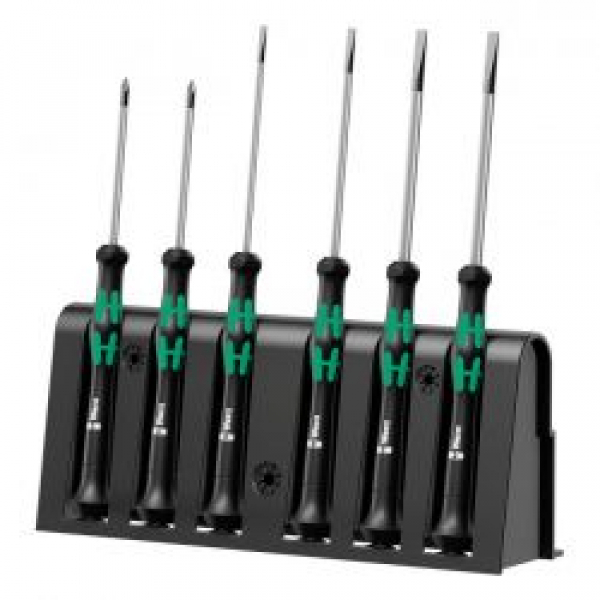 Wera micro screwdriver set 6 pcs for electronic applications