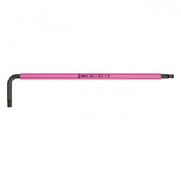 Wera hex key multicolor bright pink - US sizes 1/8"