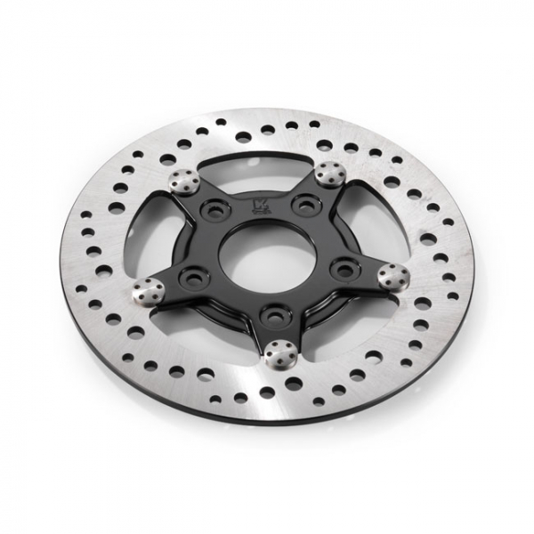 K-Tech front left brake rotor 8.5" stainless, black center