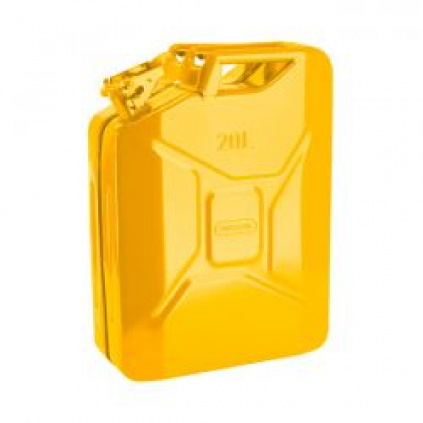 Pressol, metal jerrycan. Yellow, 20 liter