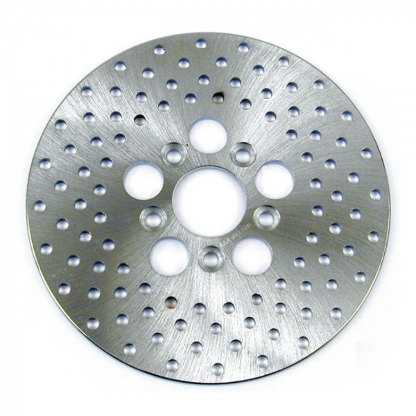 Brake rotor drilled OEM style. 10"