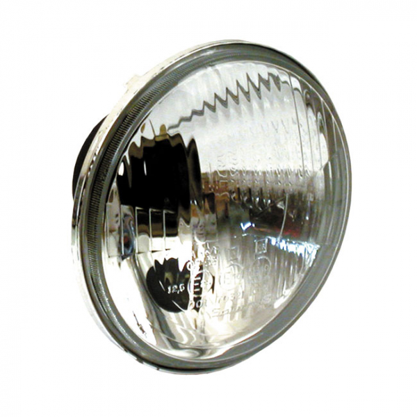 Headlamp unit H4. Ribbed lens. 5-3/4"