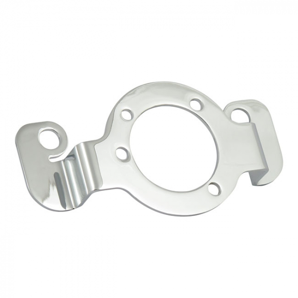 Air cleaner adapter bracket. Chrome