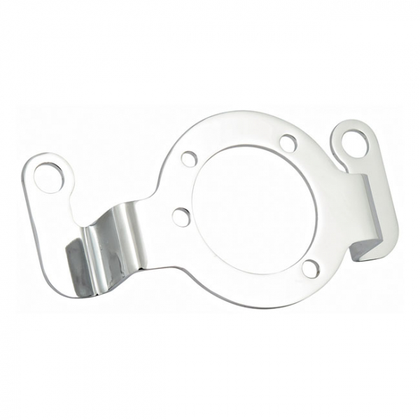 Air cleaner adapter bracket. Chrome