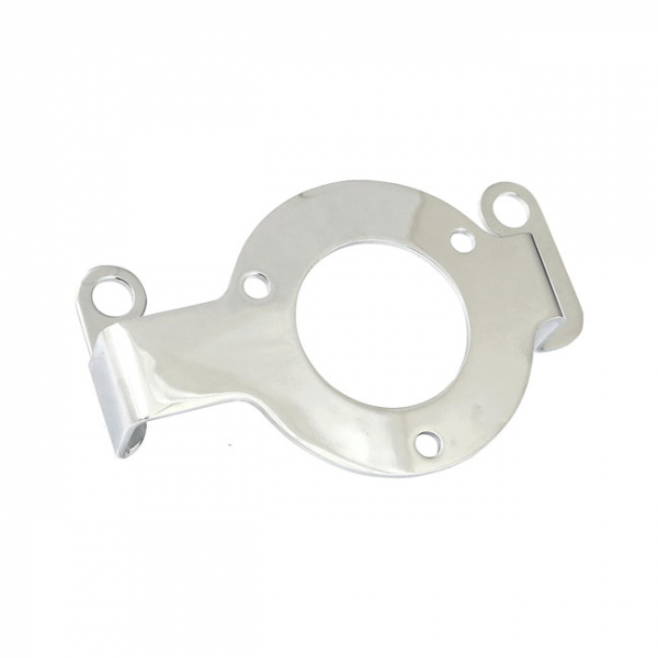 Air cleaner adapter bracket. Chrome