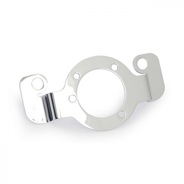 Air cleaner adapter bracket. Chrome