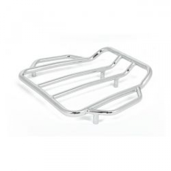 Contoured luggage rack for Tour-Pak®. Chrome