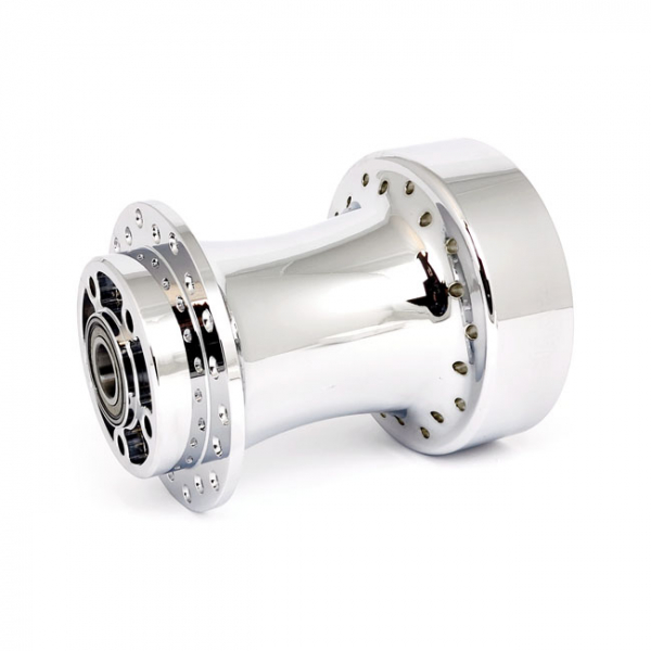 Rear wheel hub. Chrome. ABS