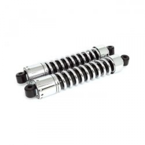 Shock absorbers 14-1/2", without cover. Chrome