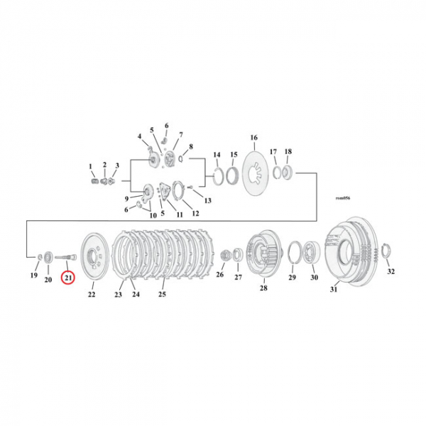 ADJUSTING SCREW, CLUTCH