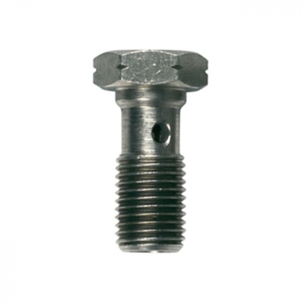 Goodridge banjo bolt, M10 x 1.25. Stainless steel