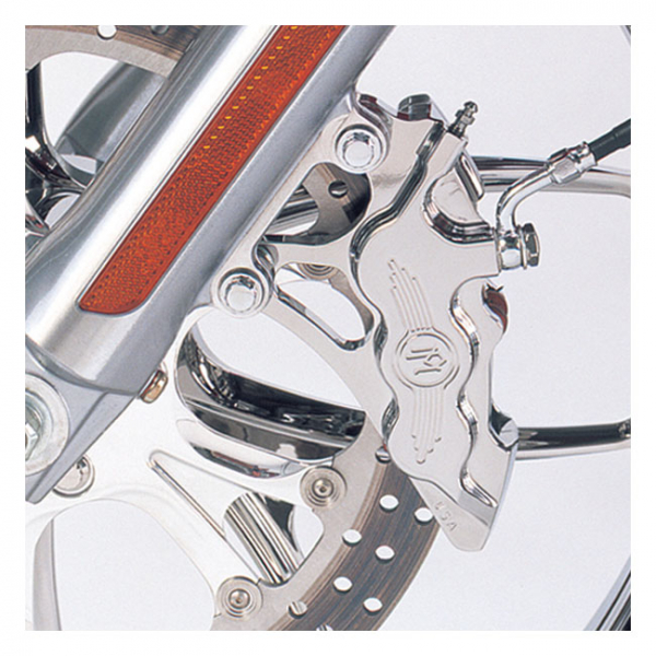 PM, 6-p 112x6B caliper. Bolt-on, 11.5" left front. Polished