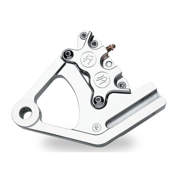 PM, rear caliper bracket, 11.5". Chrome