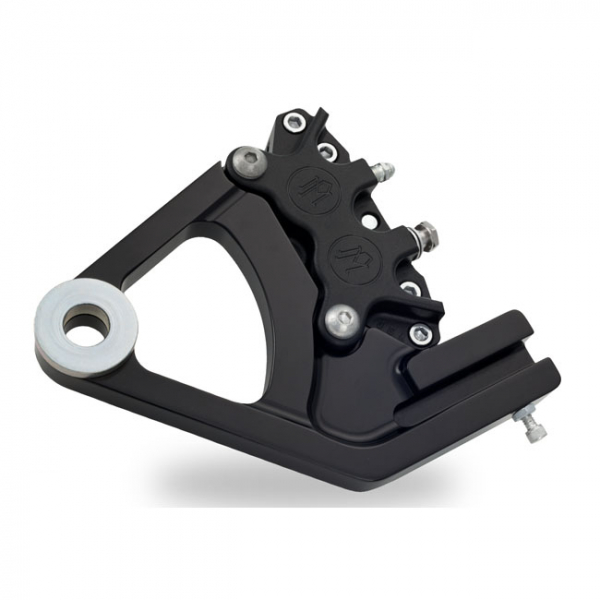 PM, rear caliper bracket, 11.5". Black