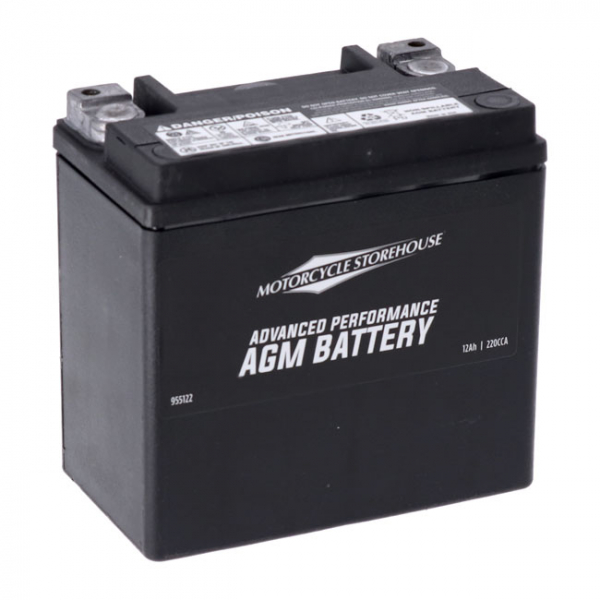 MCS, Advance Series - AGM sealed battery. 12V, 12Ah, 220CCA