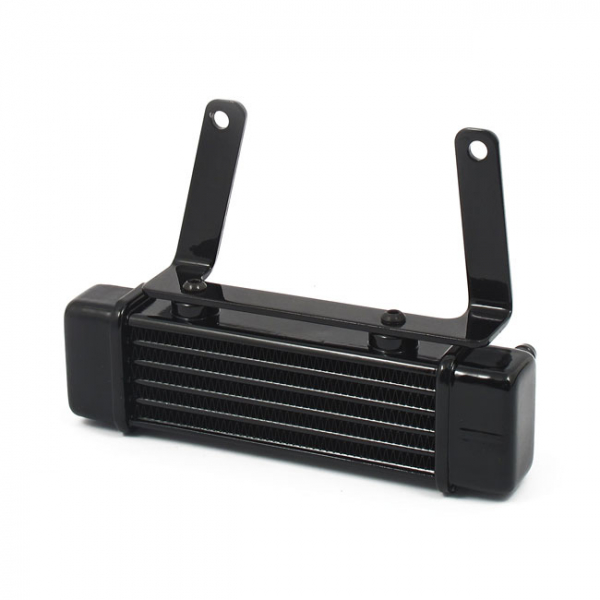 HORIZONTAL OIL COOLER, 6-ROW BLACK