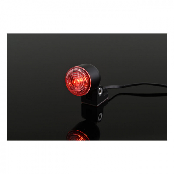 Daytona, D-Tail LED taillight. Black