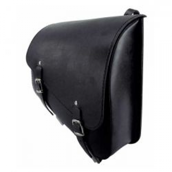 Longride, XL Sportster Frame Tasche. Glattes, schwarzes