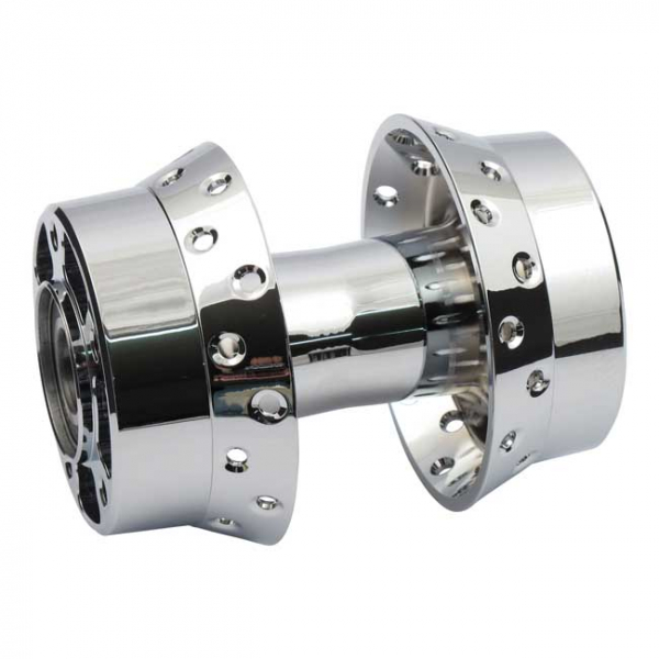 Front wheel hub. Chrome