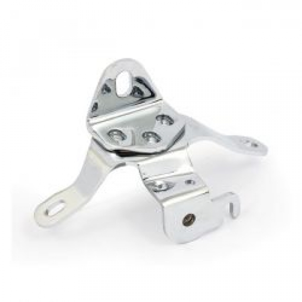 OEM style top motor mount. Chrome