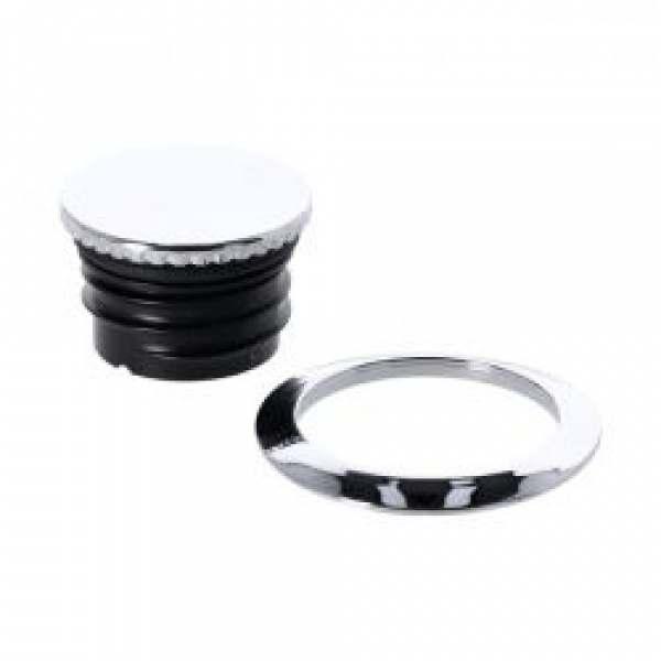 Pop-up gas cap set. Chrome