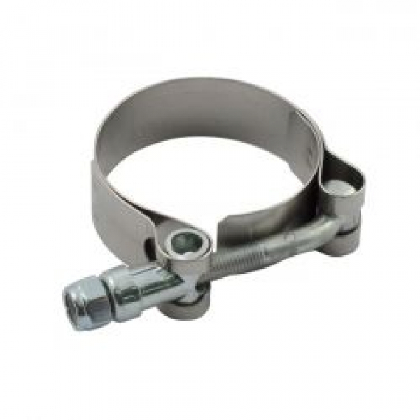 Paughco, XL Sportster custom header clamp. Stainless