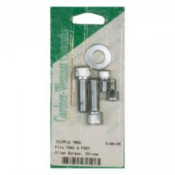 Triple tree pinch bolt set. Chrome Allen heads