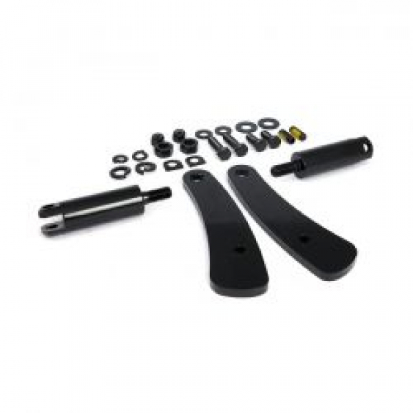 Adjustable Dyna highway peg mount kit, black