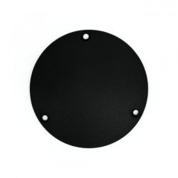 Derby cover, OEM style Domed. Black wrinkle