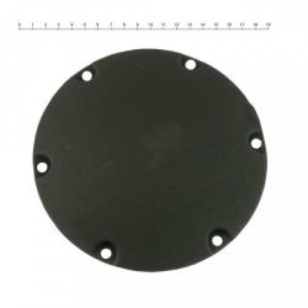 Derby cover, OEM style Domed. Matte black