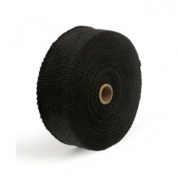 Exhaust insulating wrap. 2" wide black