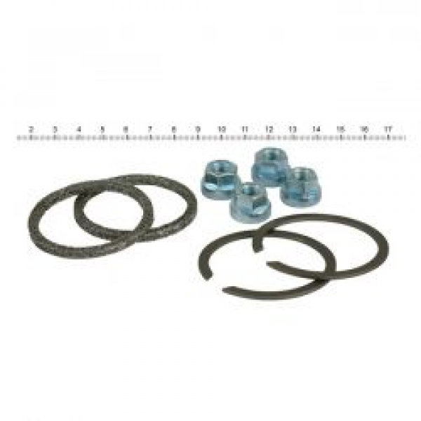 James, exhaust gasket & mount kit. Wire/Graphite gaskets