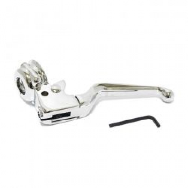 Clutch lever assembly. Chrome