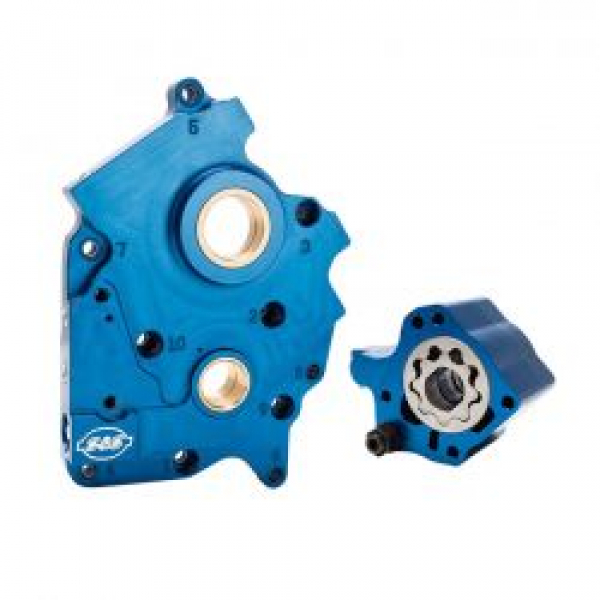 S&S, oil pump and cam plate support kit. Oil cooled models