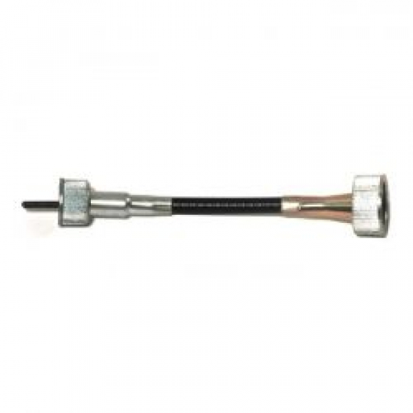 Barnett, transmission speedo cable. 36". Bare metal finish