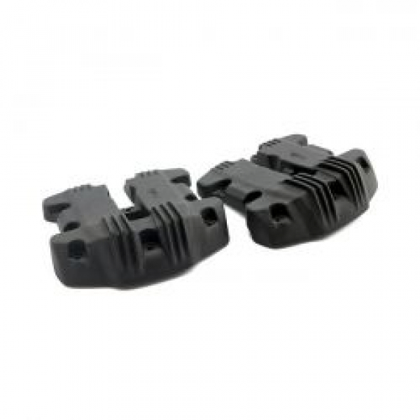 EMD, 'Ribbed Style' rocker cover set. Black