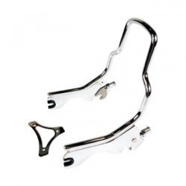 Sissy Bar Kit 12“ aufrecht. Verchromt