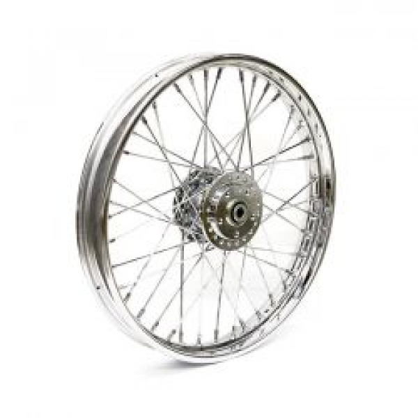 2.15 x 21 front wheel 40 spokes chrome