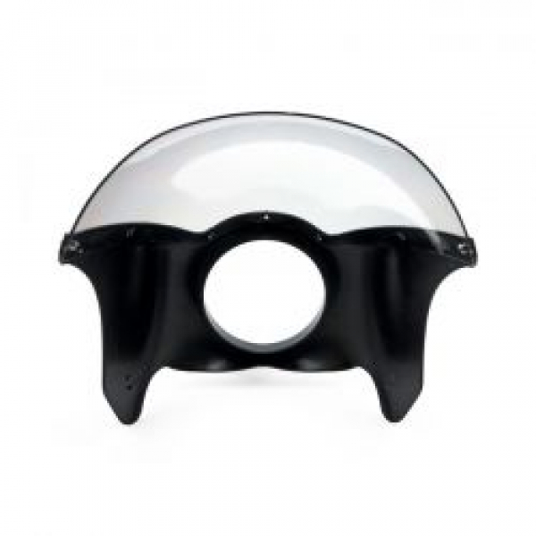 Cafe racer style mini fairing. Black