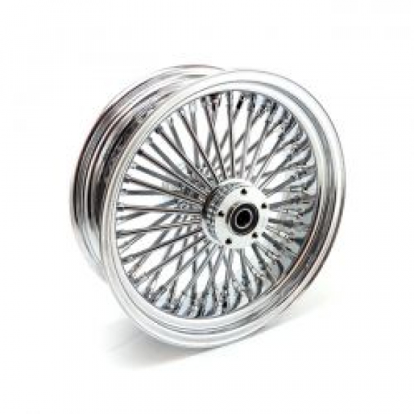 MCS Radial 48 fat spoke rear wheel 5.50 x 16 chrome