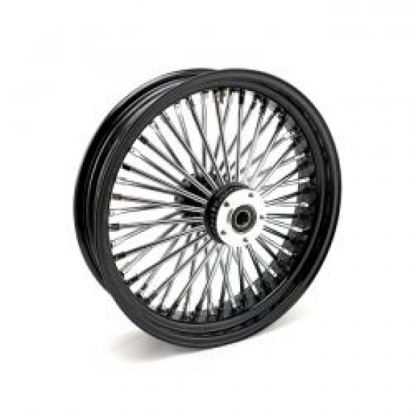 MCS Radial 48 fat spoke rear wheel 4.25 x 18 black