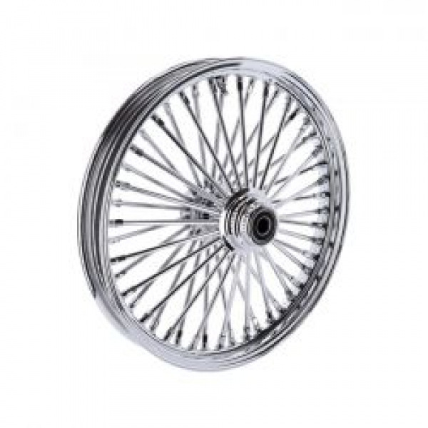 MCS radial 48 fat spoke front wheel 2.15 x 19 SF chrome