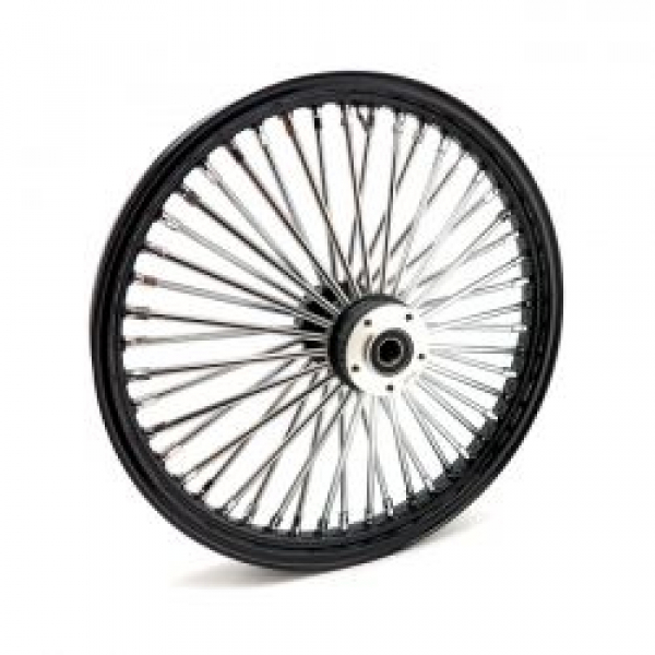 MCS Radial 48 fat spoke front wheel 2.15 x 21 DF black