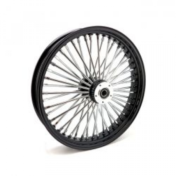 MCS Radial 48 fat spoke front wheel 3.50 x 21 DF black