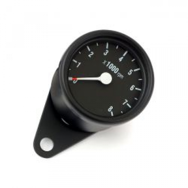 Mini tachometer, electronic. 8000 RPM. Black